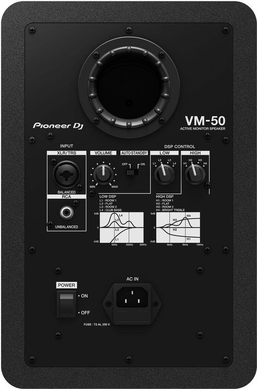 Pioneer - DJ 5 Inch Monitor Speaker - Zwart - Aramidevezel Woofer
