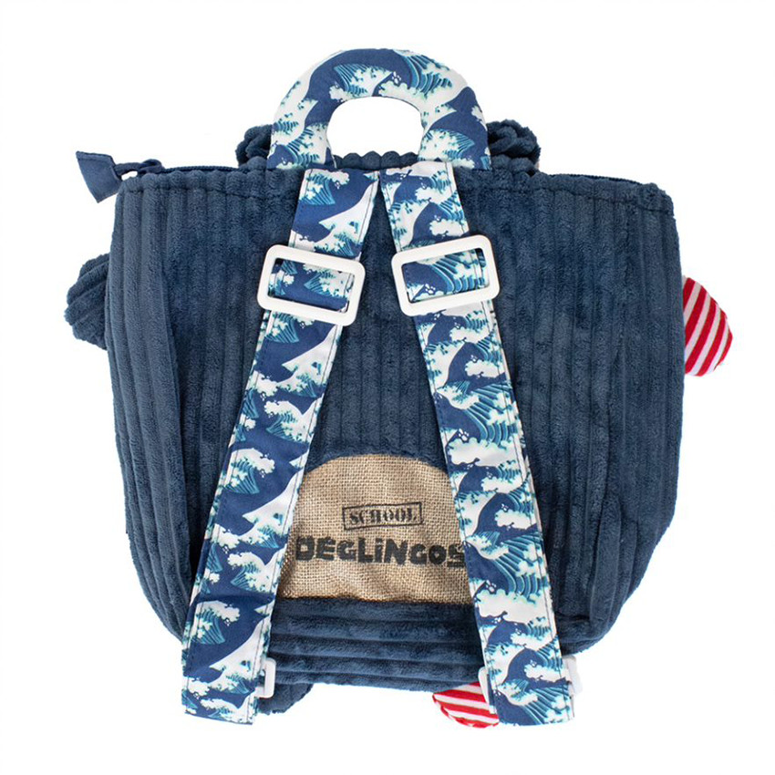 Sac à dos en velours Hippipos l'Hippo