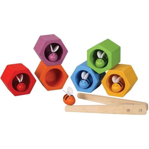 Plan toys beehives sorteerspel bijenkorf 4125