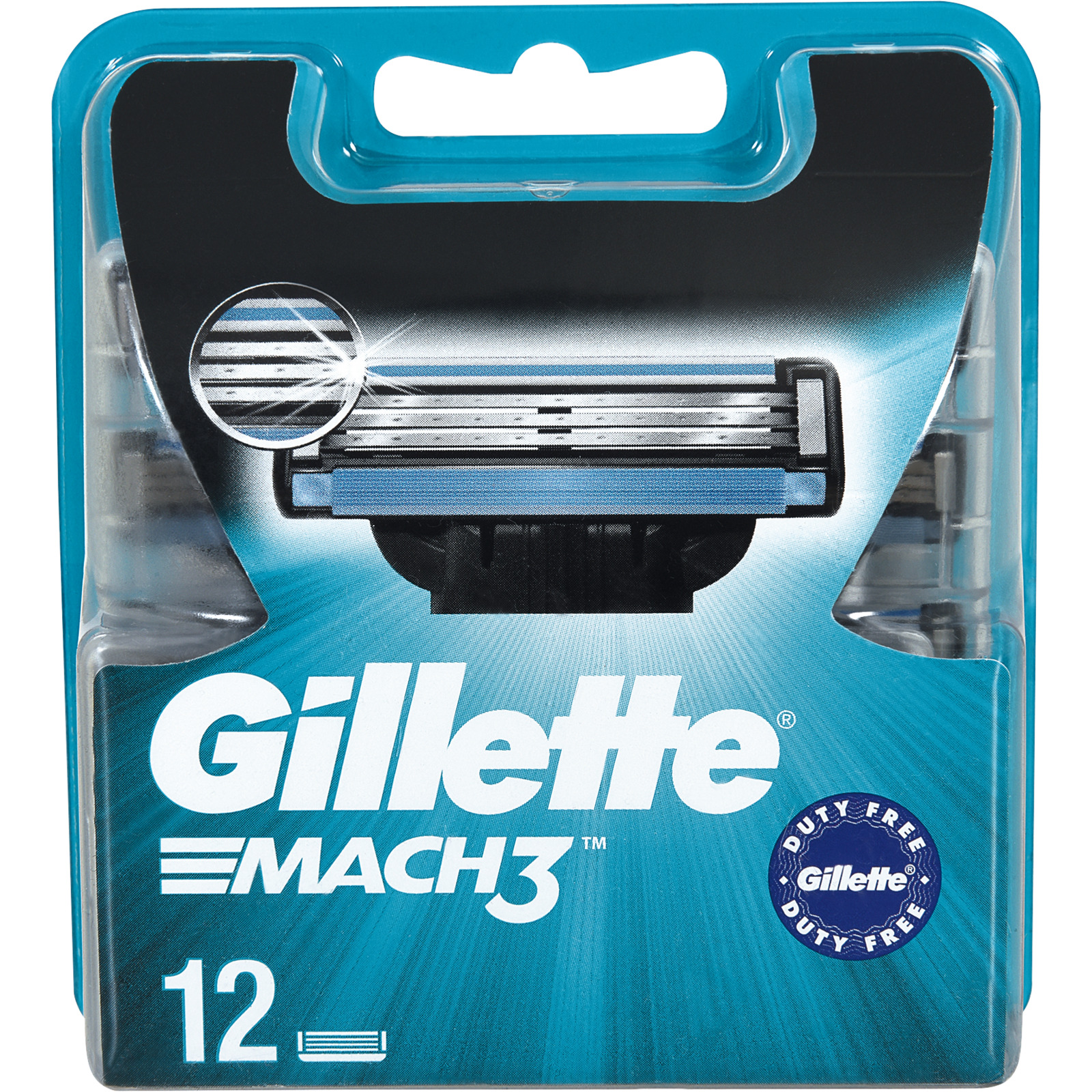 Gillette Rasierklingen Mach3 12er-Pack