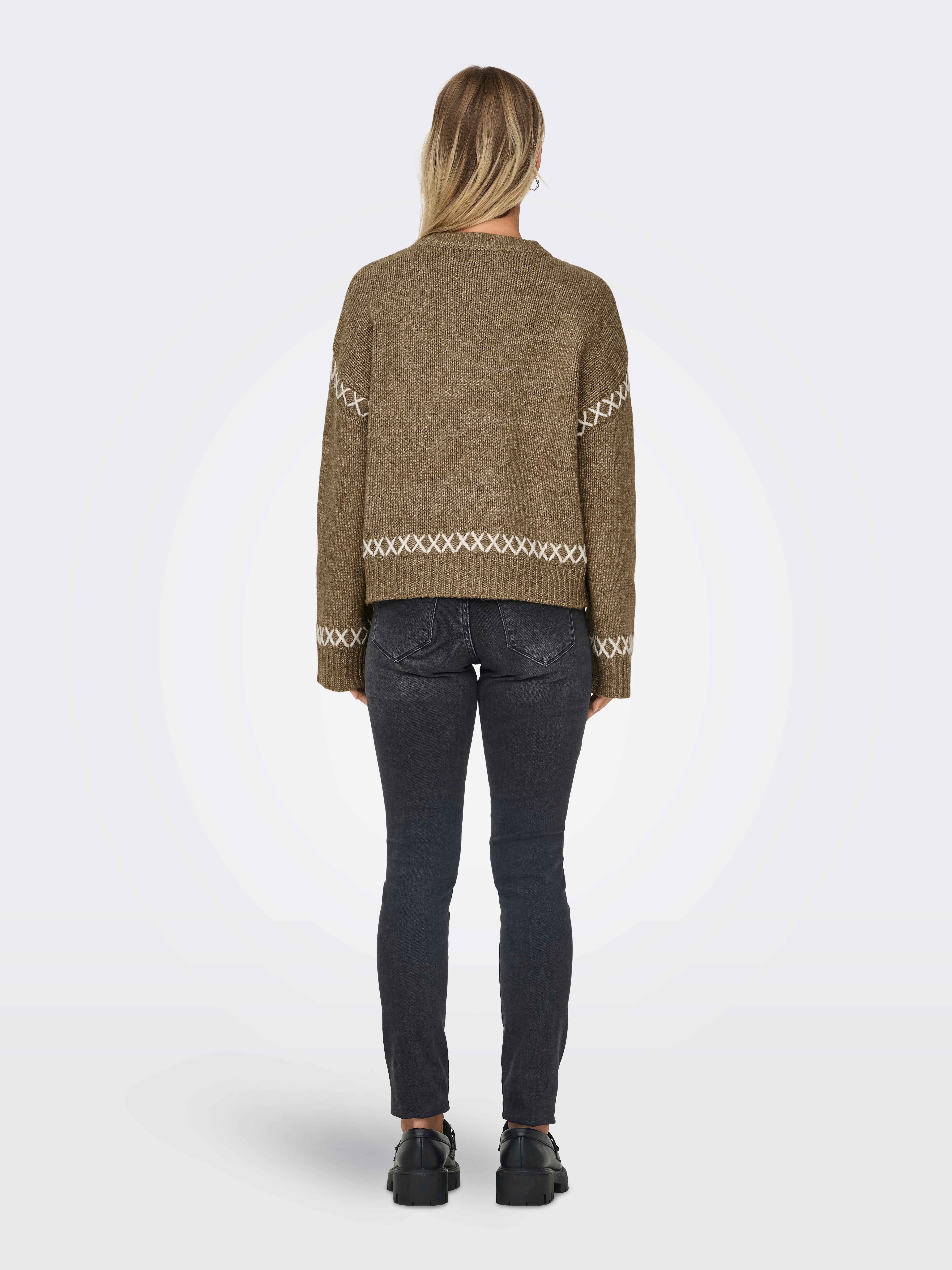 ONLAMANDA Strickpullover Malt Ball