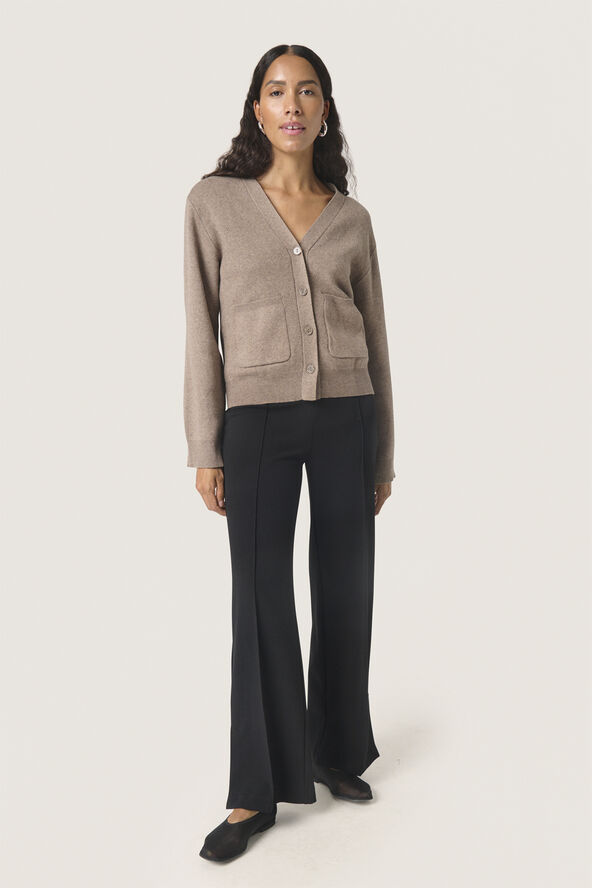 Soaked in Luxury SLCalisa Cardigan Morel melange