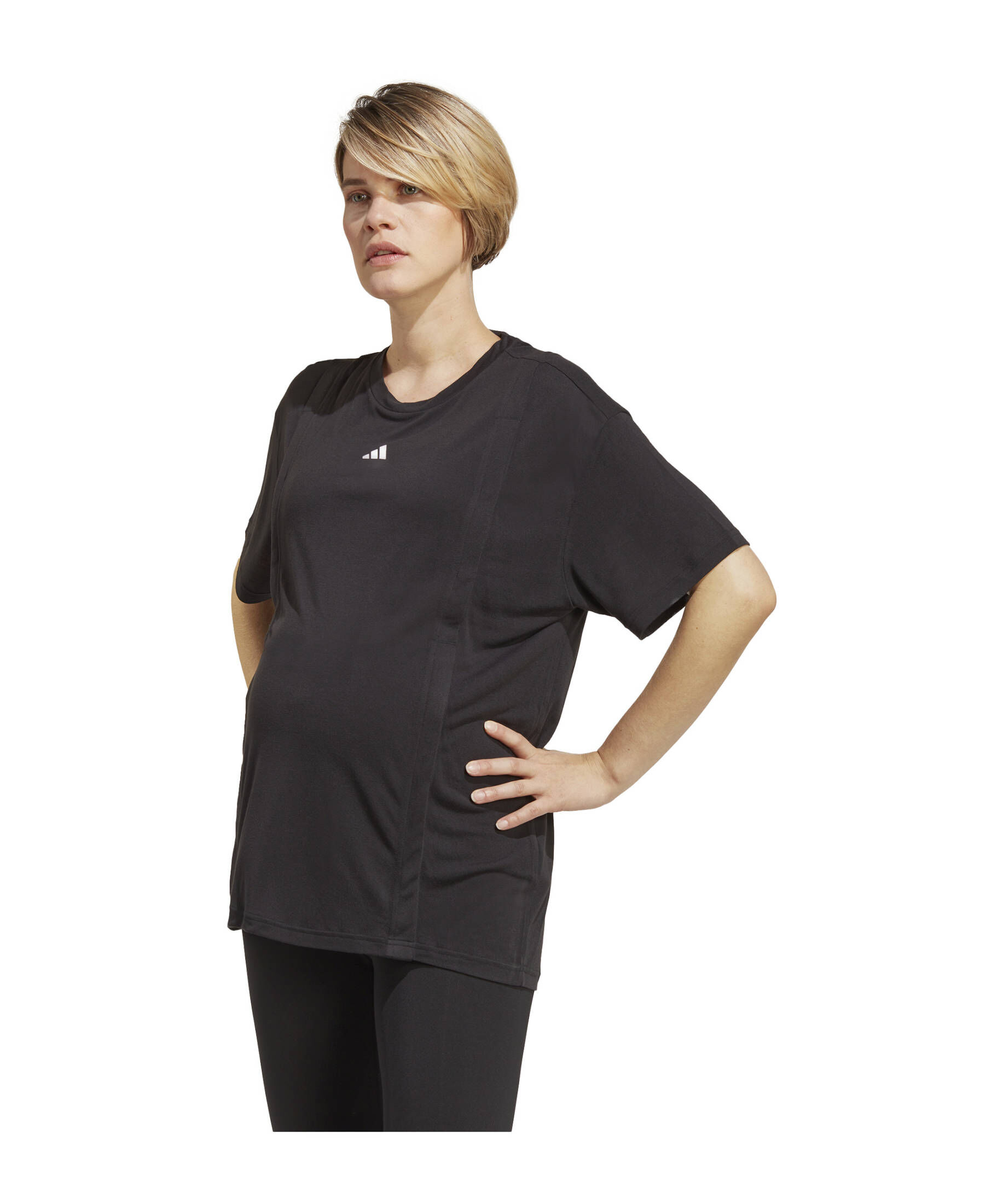 adidas Performance| Damen Still-T-Shirt AEROREADY TRAIN ESSENTIALS Umstandsmode