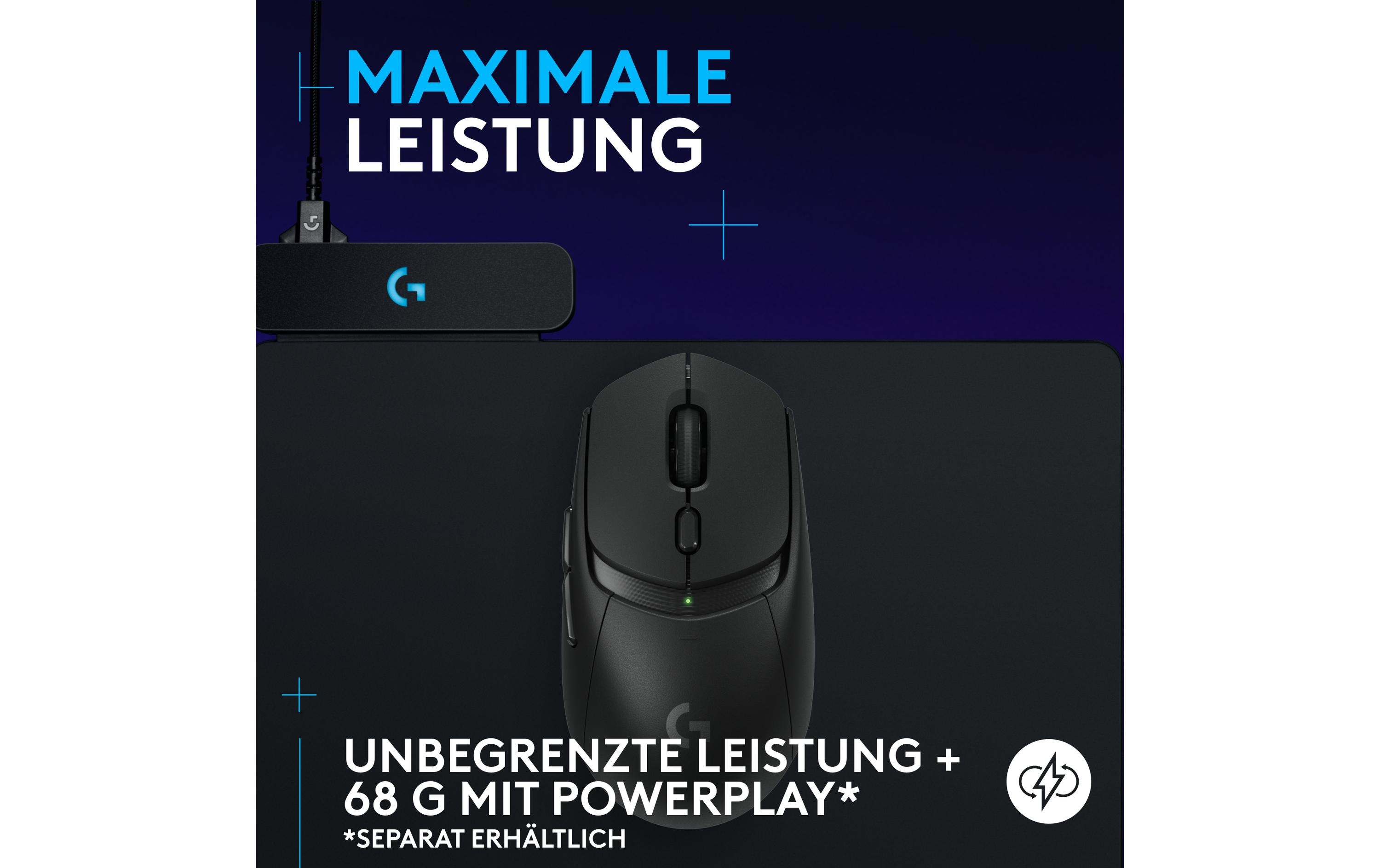 Gaming-Maus G309 Lightspeed SchwarzKabellose Gaming-Maus mit Lightspeed Wireless und Bluetooth Verbindung