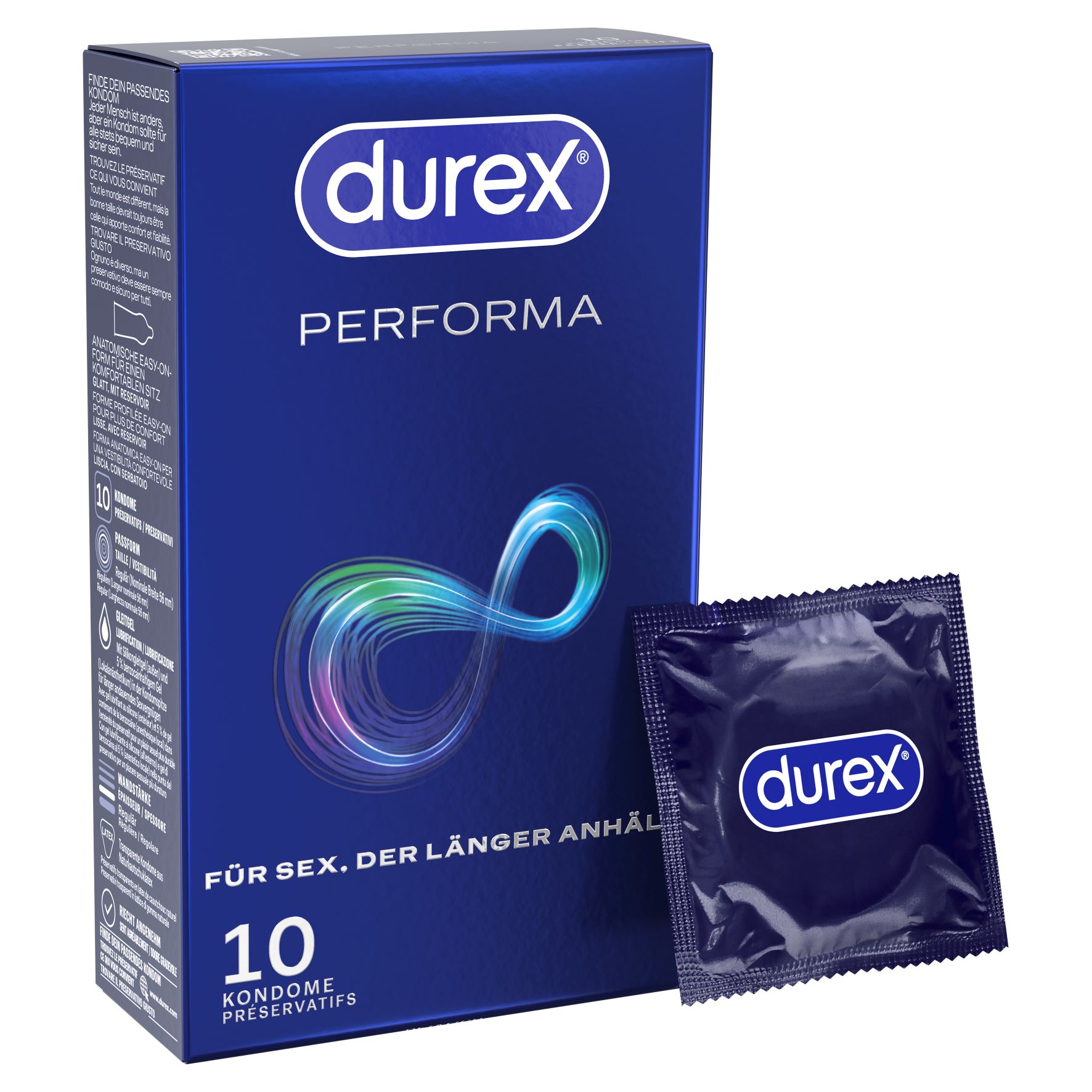 DUREX Performa Präservativ<br>10 Stück