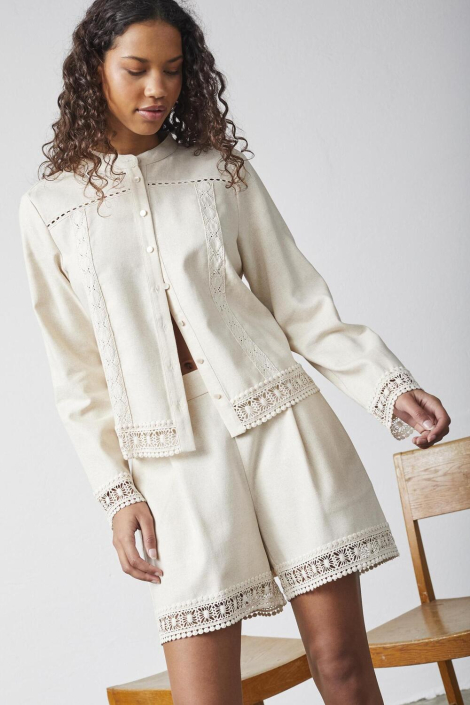 SisterS point ecru dames blouse