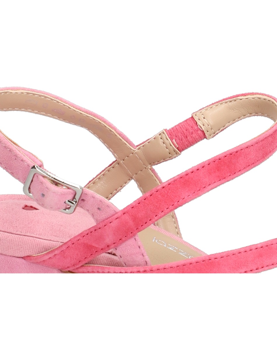 Veloursleder Sandale