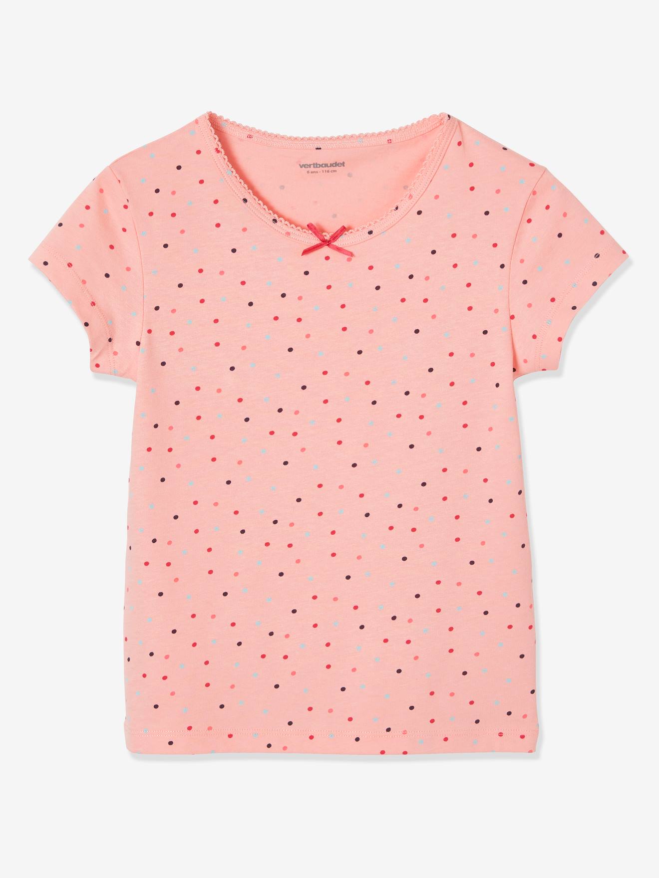 Conjunto de 3 camisetas Dream de manga curta para meninas, branco claro, bicolor/multicoloridas