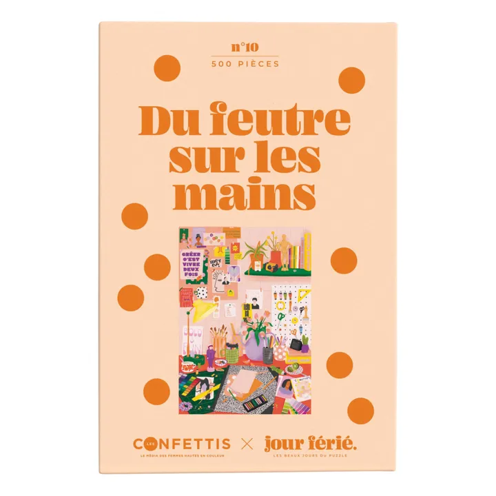 Jour Férié Puzzle Feutre sur les mains - 500 pièces