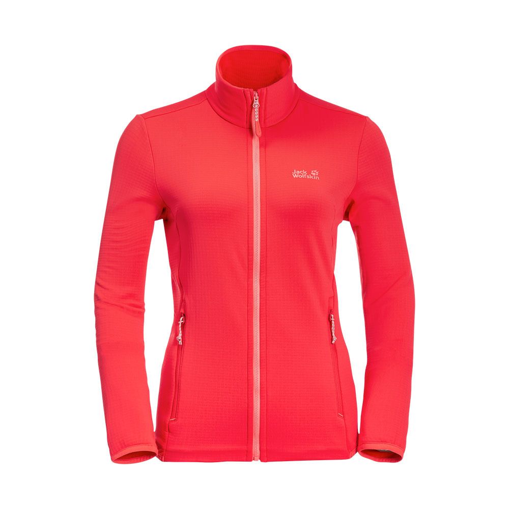 Jack Wolfskin PEAK GRIP - Polaire Femme tulip red