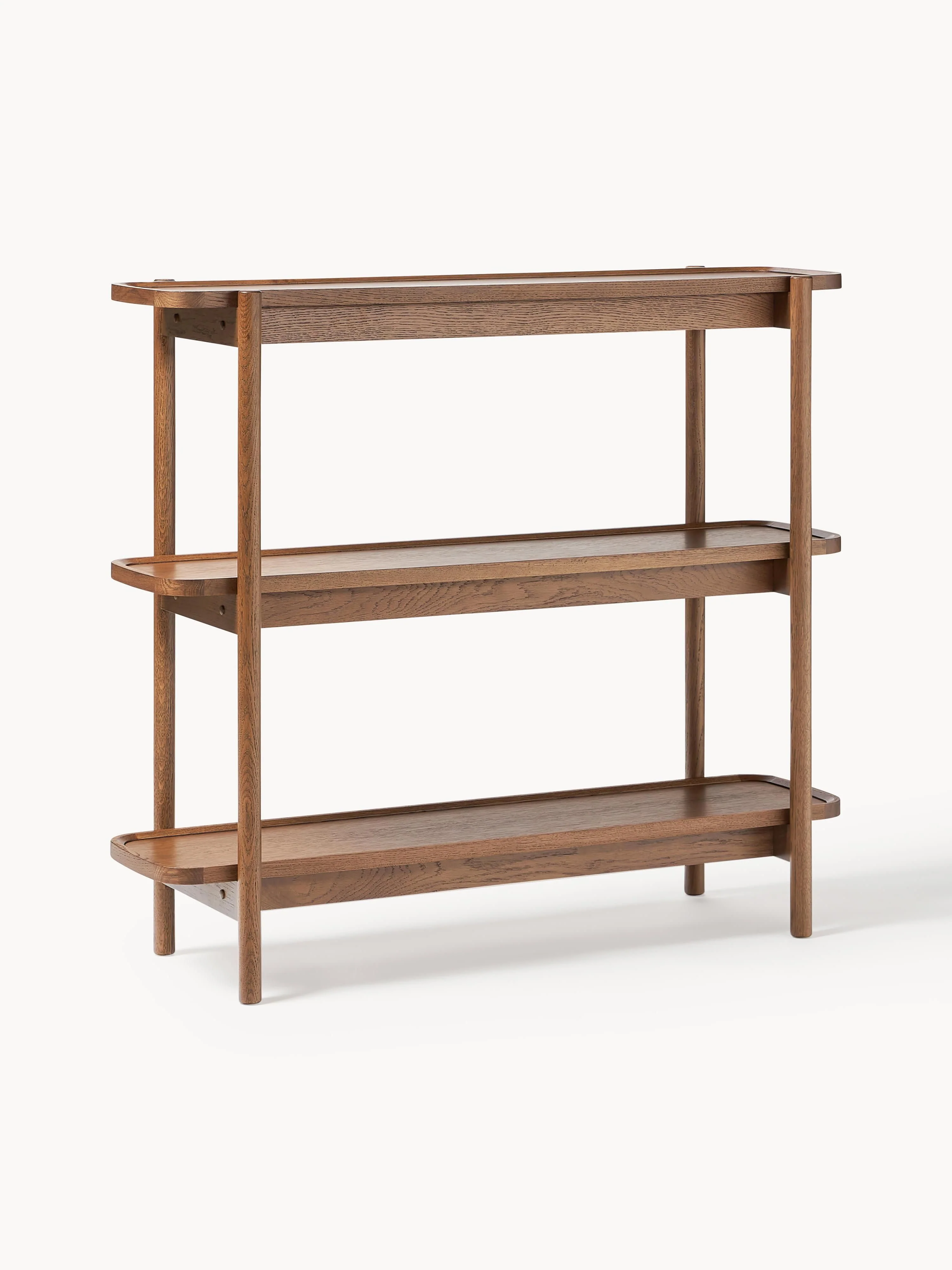 Lage houten wandkast Libby