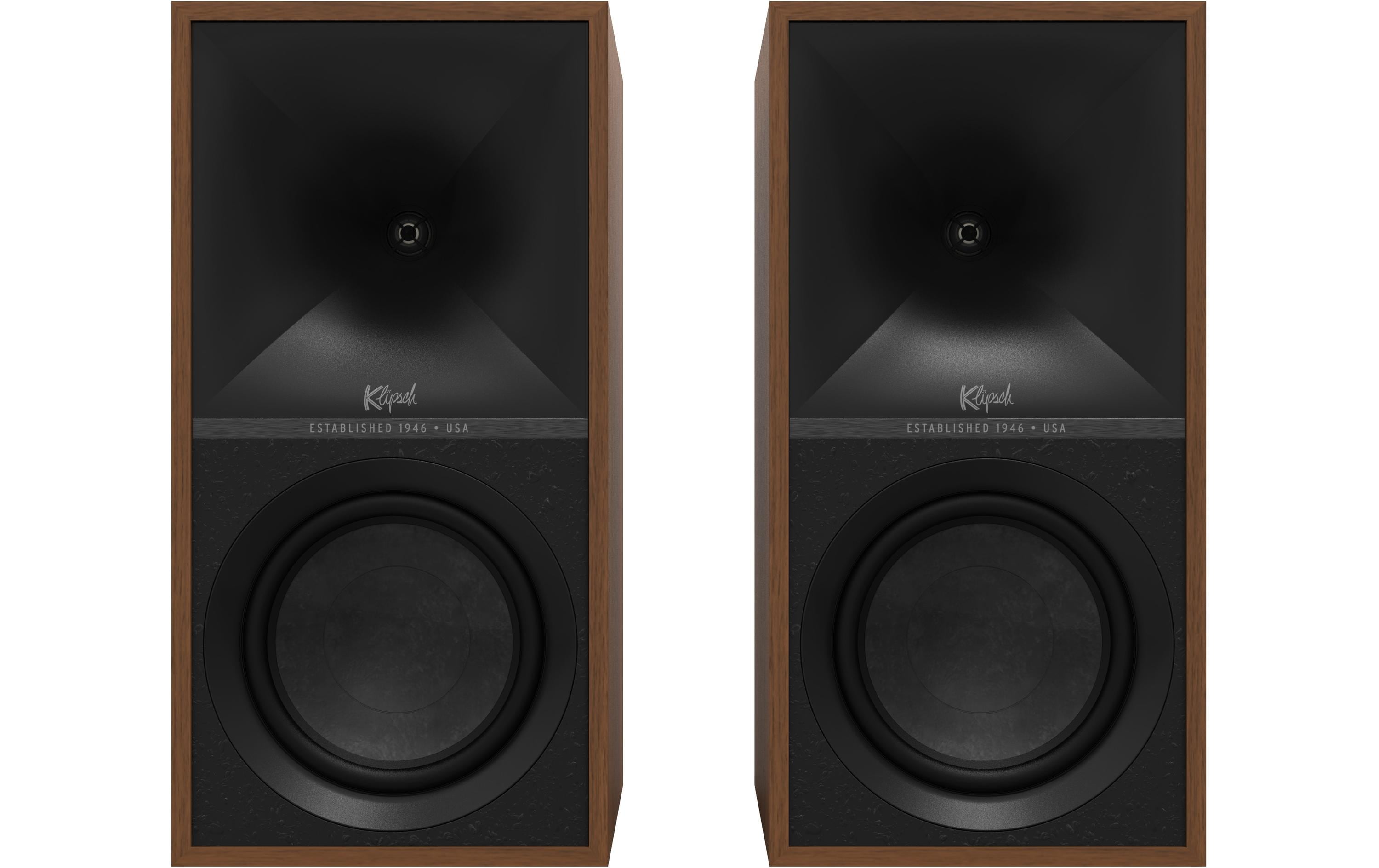 Regallautsprecher Paar The Sevens – Walnuss<br>Aktivlautsprecher-Paar mit Bluetooth und digitalen Anschlüssen