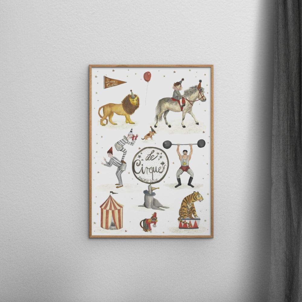 Køb Poster & Frame Tiny Goods - Big Circus