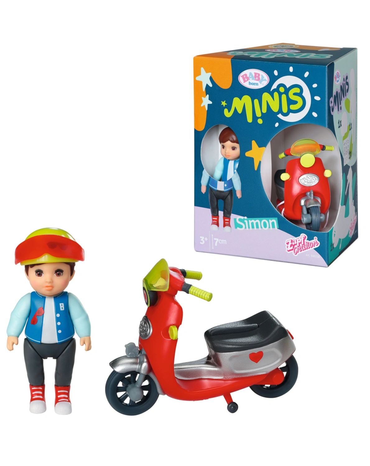 BABY born® MINIS - Puppen-Spielset SCOOTER