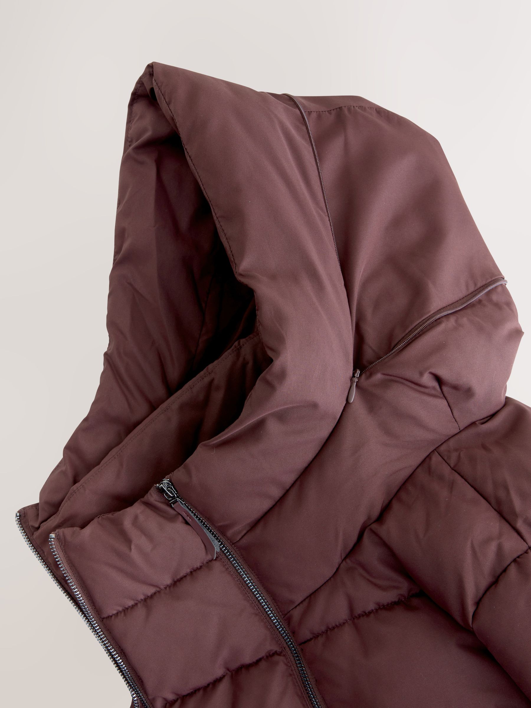 Bordeauxrood - Maternity Shower Resistant Coat