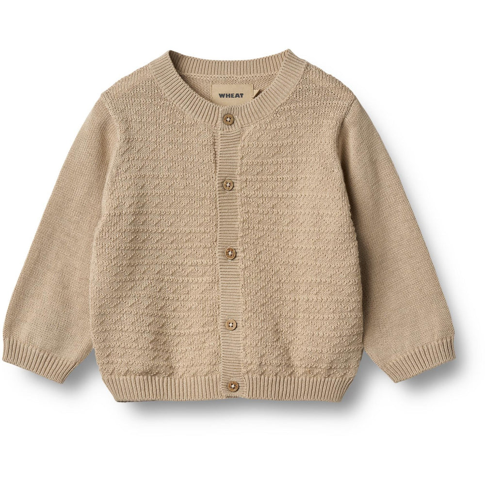 Køb Wheat Soft Sand Strik Cardigan Bjørn