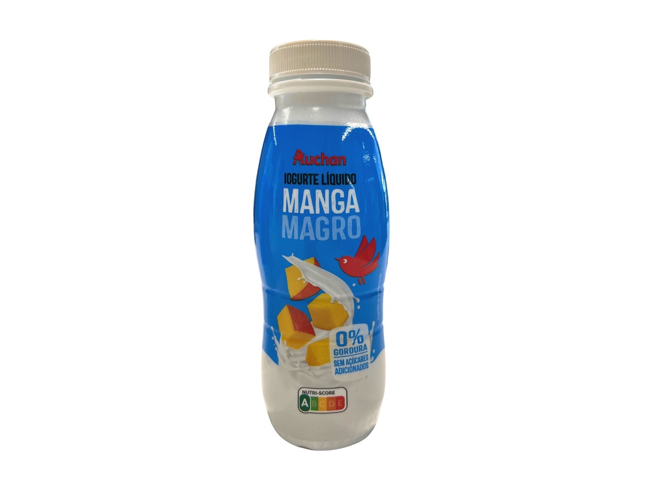 IOGURTE AUCHAN LÍQUIDO MAGRO MANGA 170G