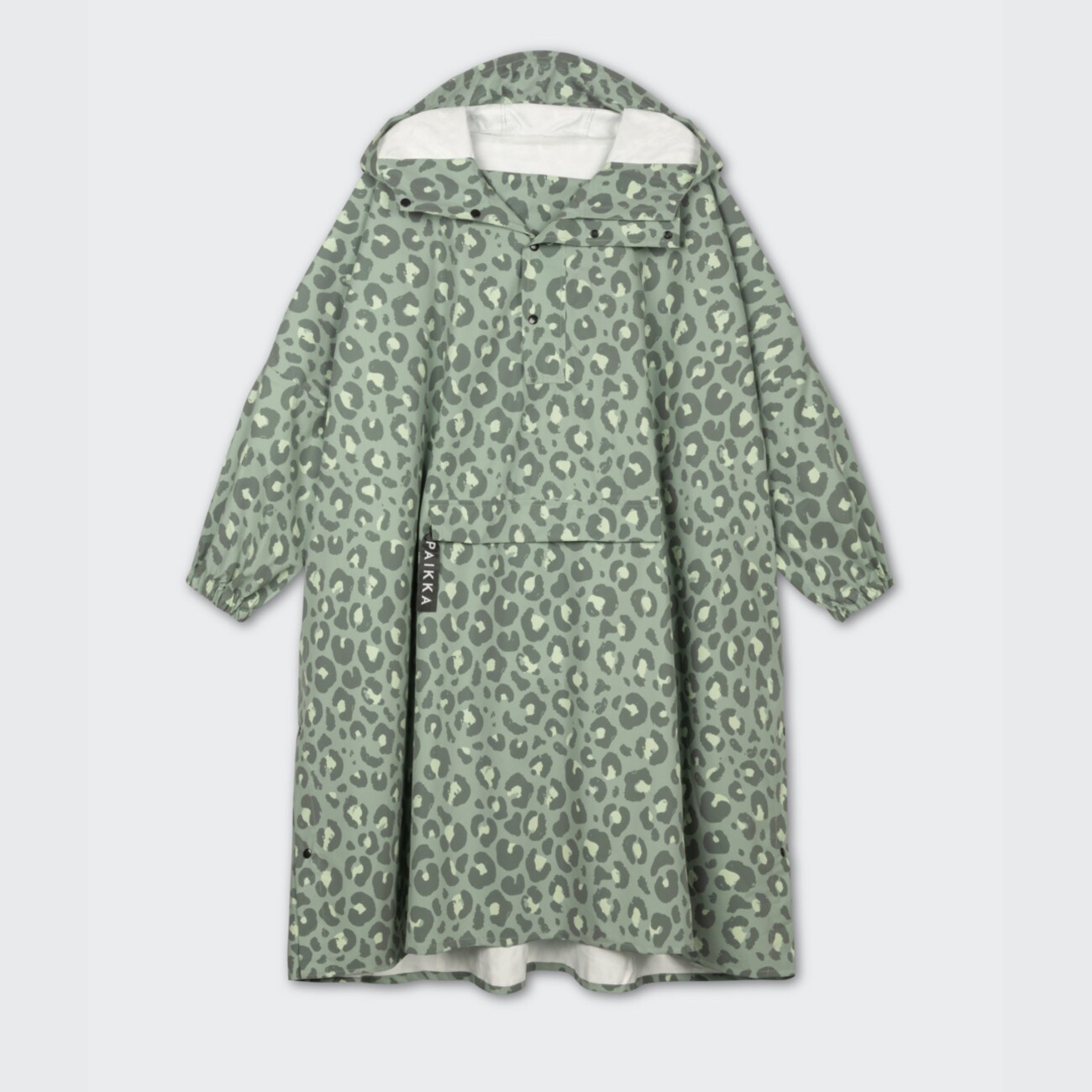 Paikka Poncho Green Leo One Size