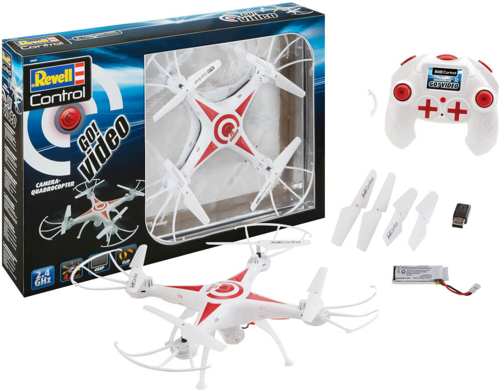 REVELL 23858 RC Quadcopter Go! Video, ab 12 Jahre