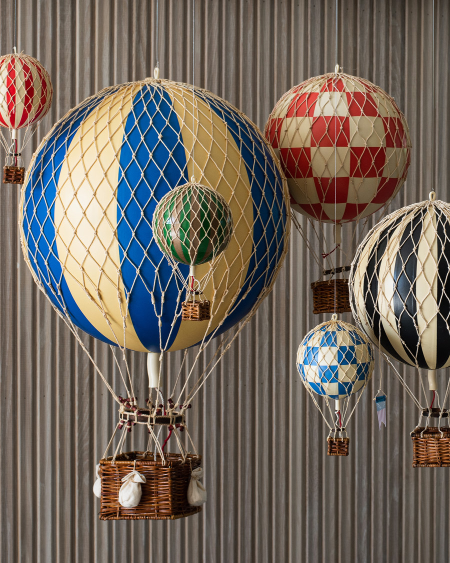 Authentic Models Travels Light Balloon Check Red