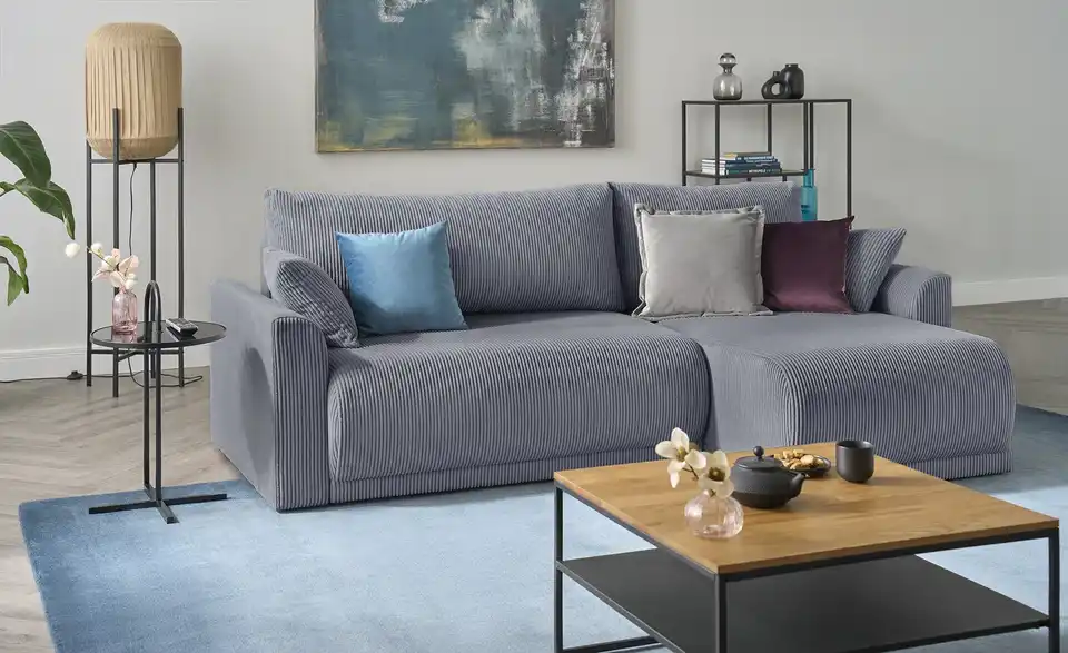 Ecksofa Malyn Anthrazit rechts
