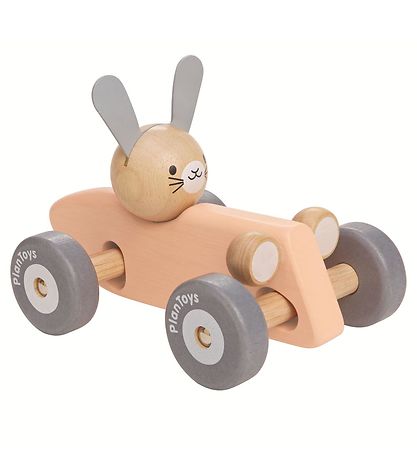 PlanToys Rennwagen - 17 cm - Holz - Hase