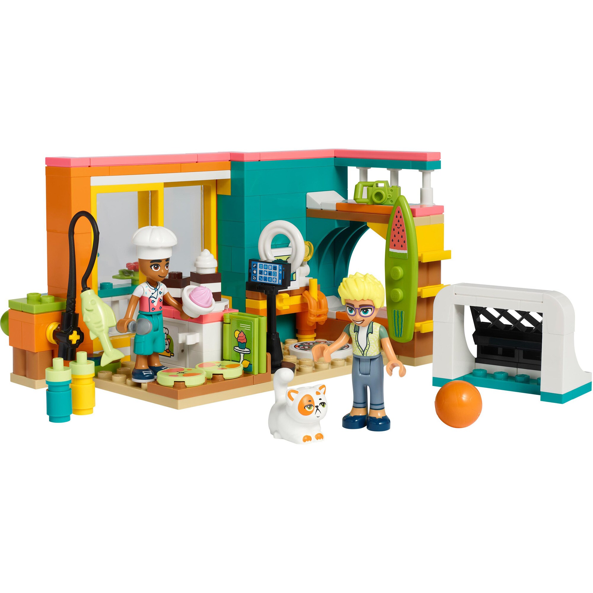 LEGO Konstruktionsspielzeug Friends Leos Zimmer