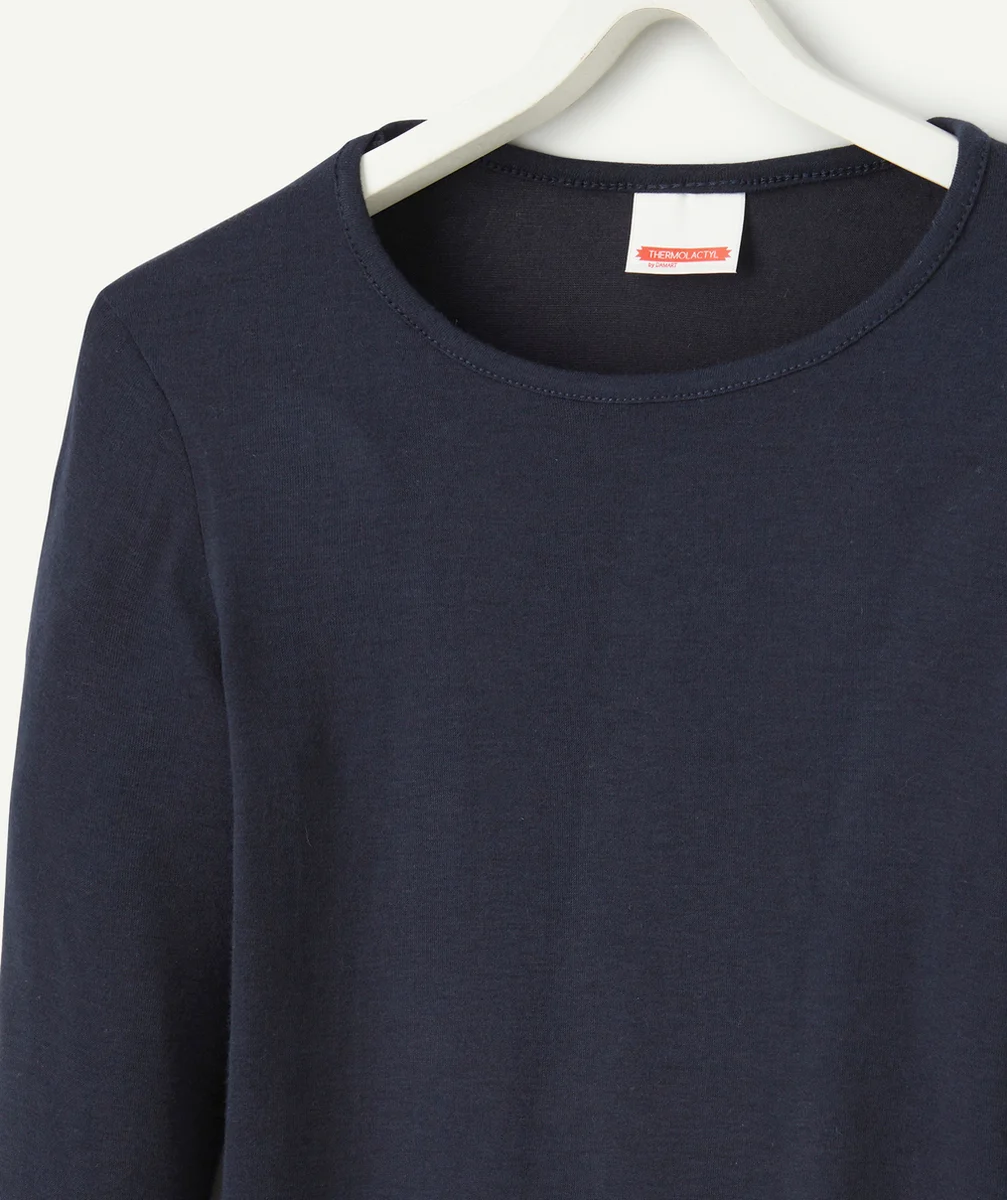 DAMARTT-SHIRT MANCHES LONGUES THERMOLACTYL SENSITIVE BLEU MARINE