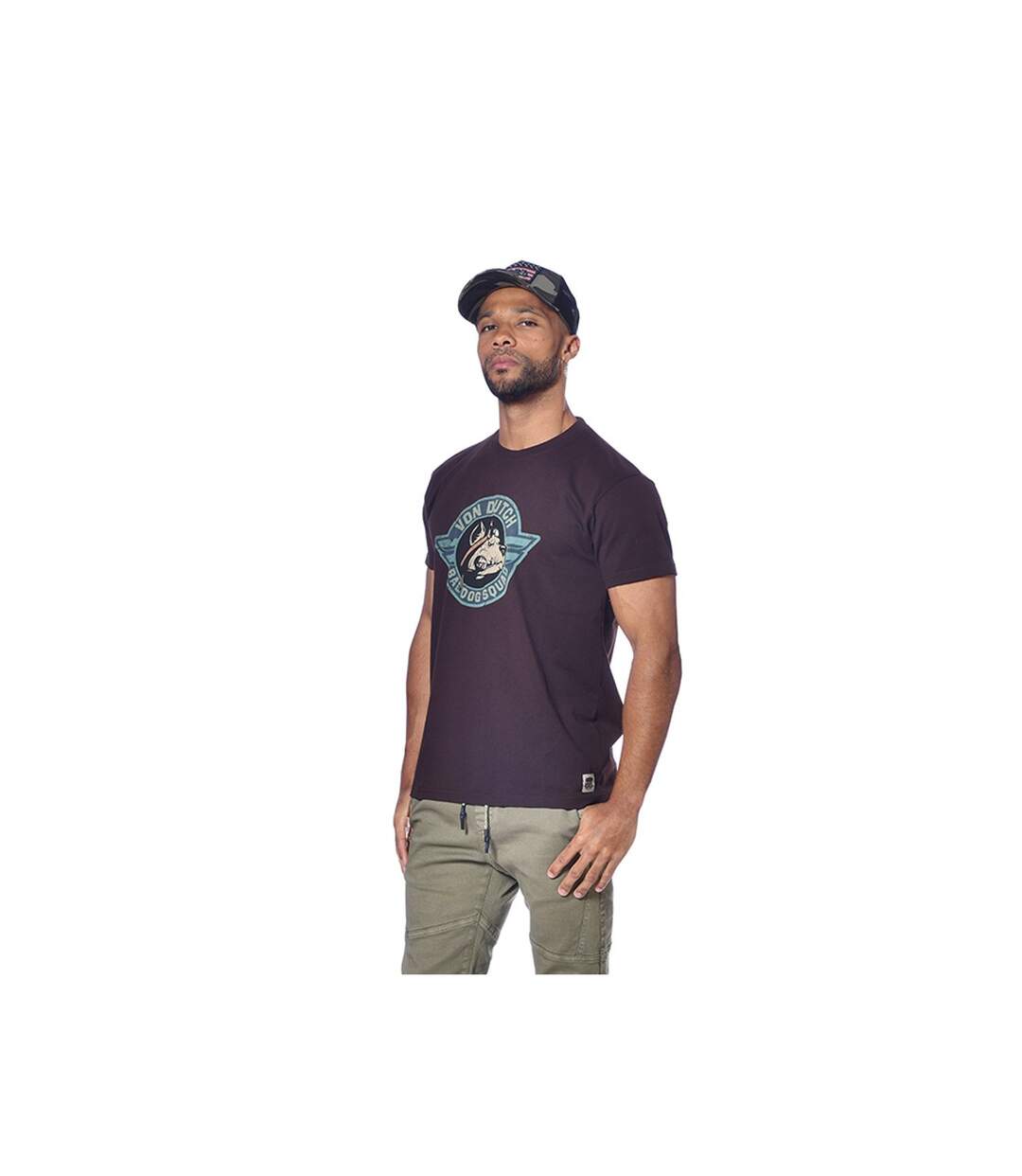 T-shirt  homme col rond avec print
