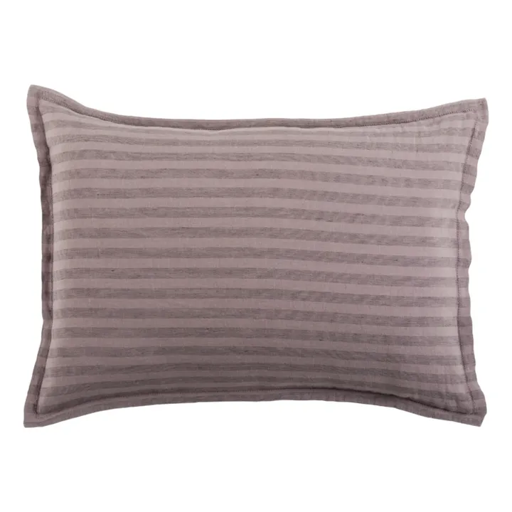 Le Monde Sauvage Taie d'oreiller Sandhills en lin | Violet