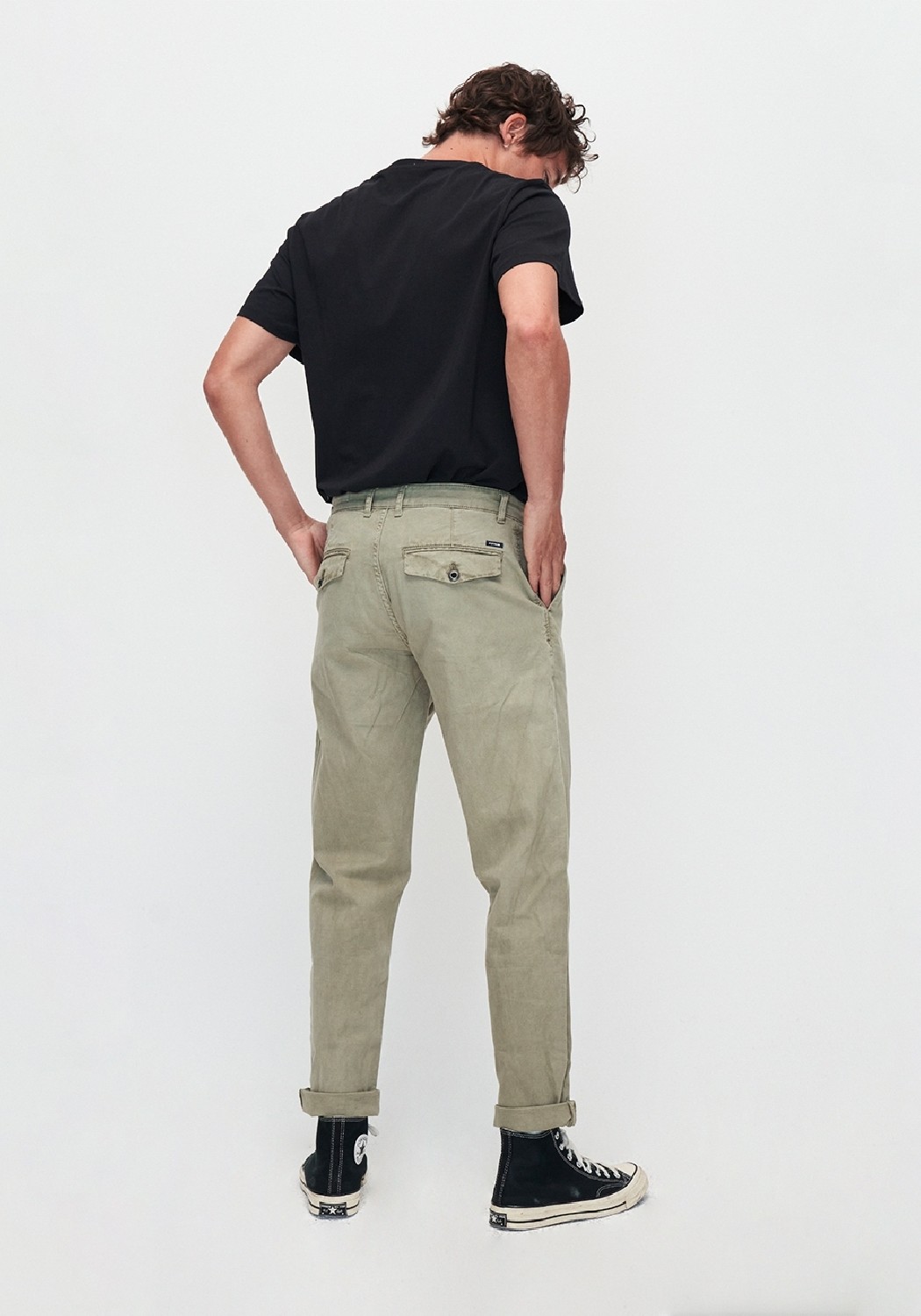 Kuyichi Chinos Darren Chino Trousers Army Green