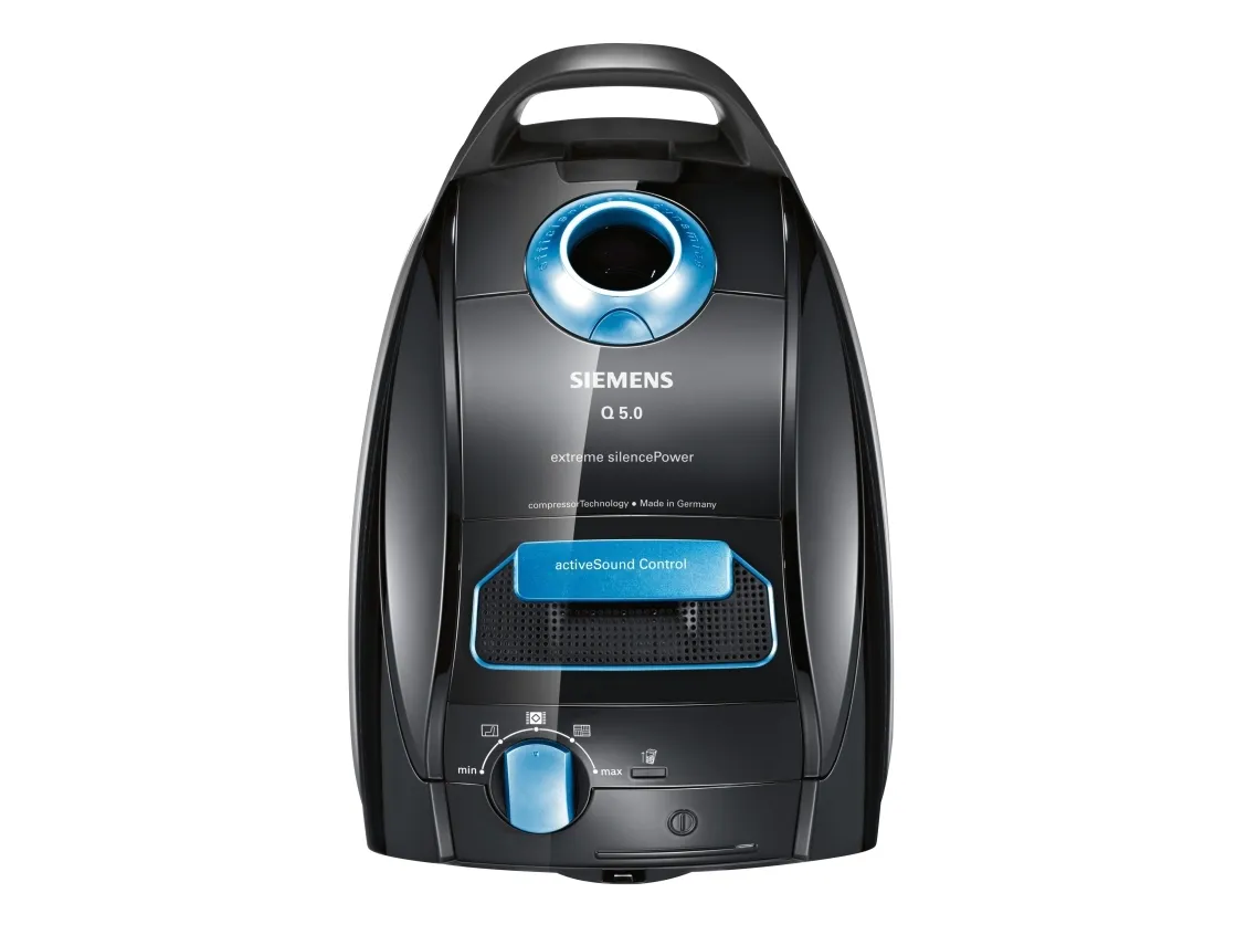 Siemens Q5.0 extreme silencePower VSQ5X1230 - Støvsuger - beholder - pose - sort