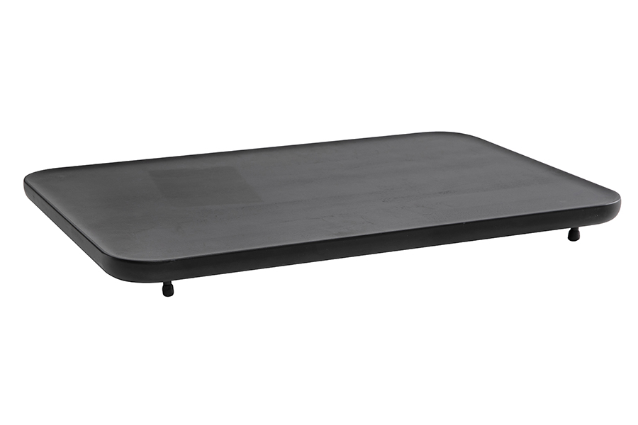 Add On sengebrett 38x59 cm. Sortbeiset eik med sort understell.