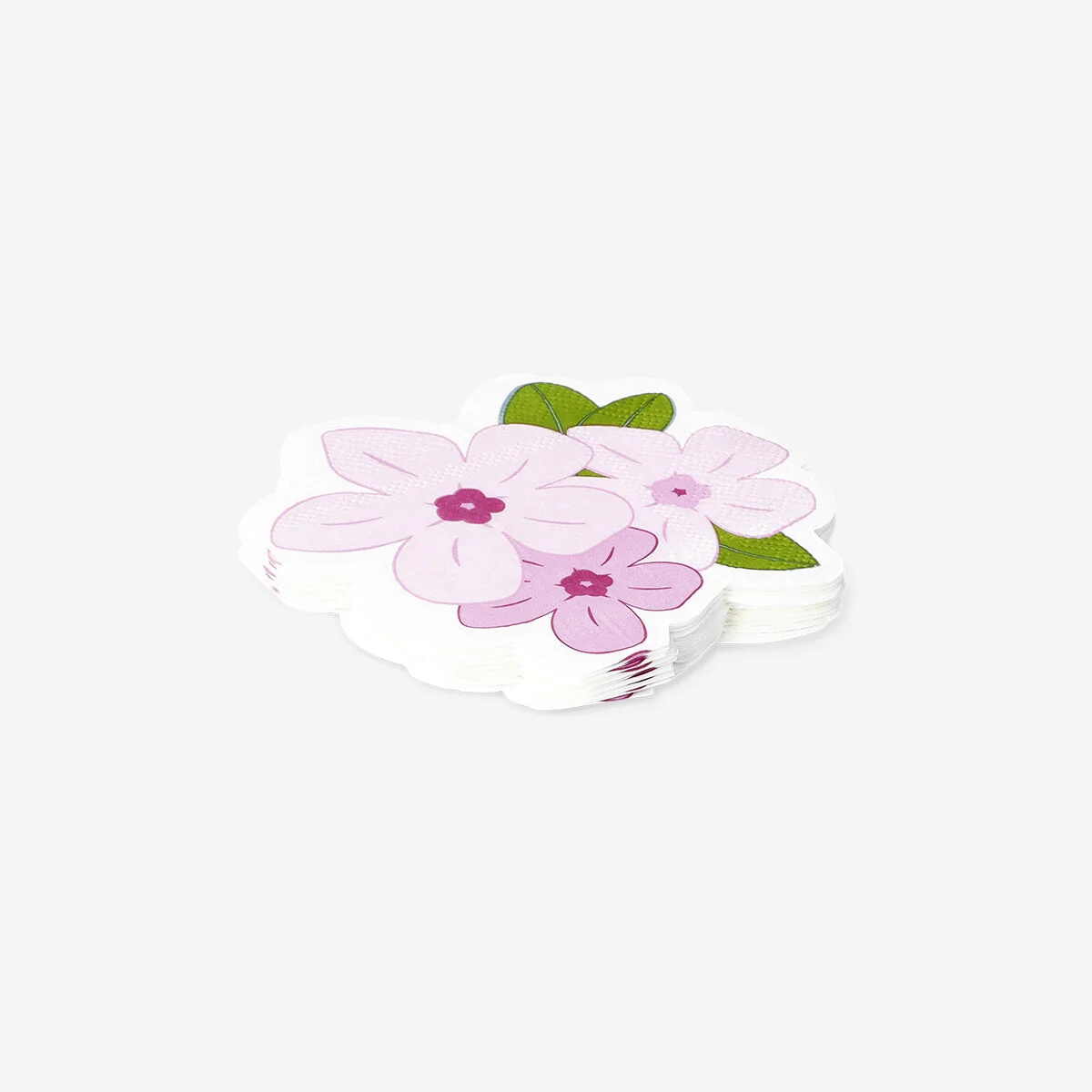 Blomstrede servietter - 16 stk.
