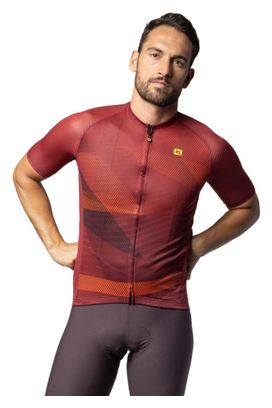 Maillot Manches Courtes Alé Connect Rouge