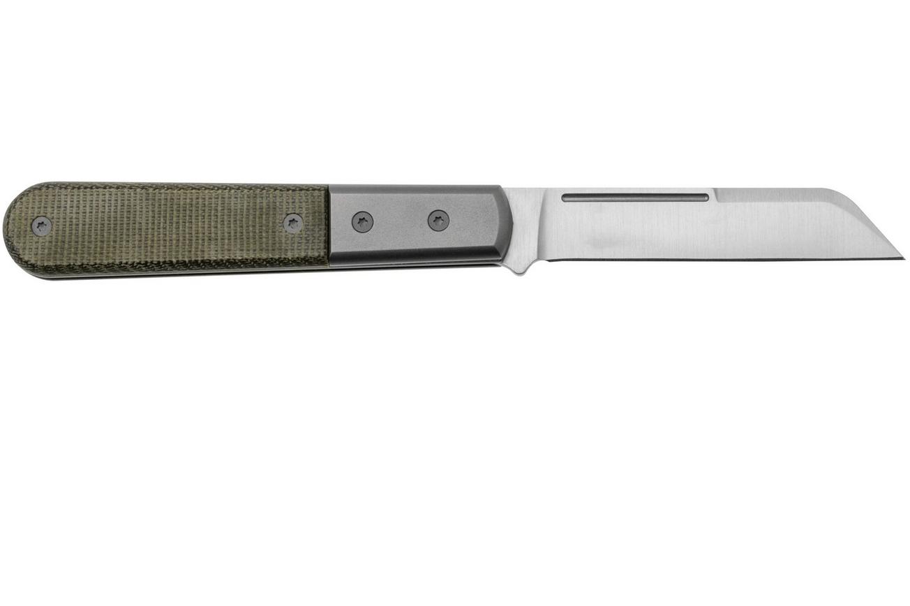 LionSteel Dom Barlow CK0115-CVG Green Canvas Micarta, zakmes