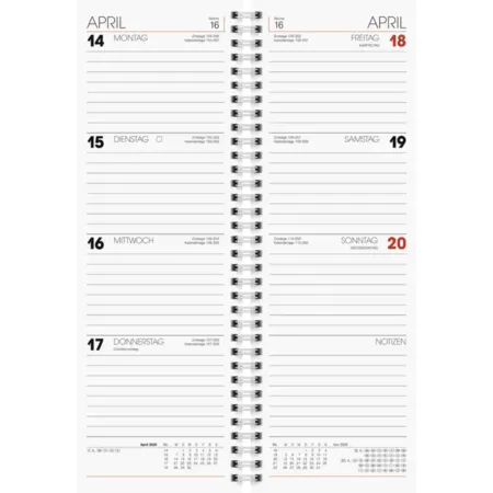 BRUNNEN Vormerkbuch Mod. 783 '25 | 108×297 mm, Karton, blau