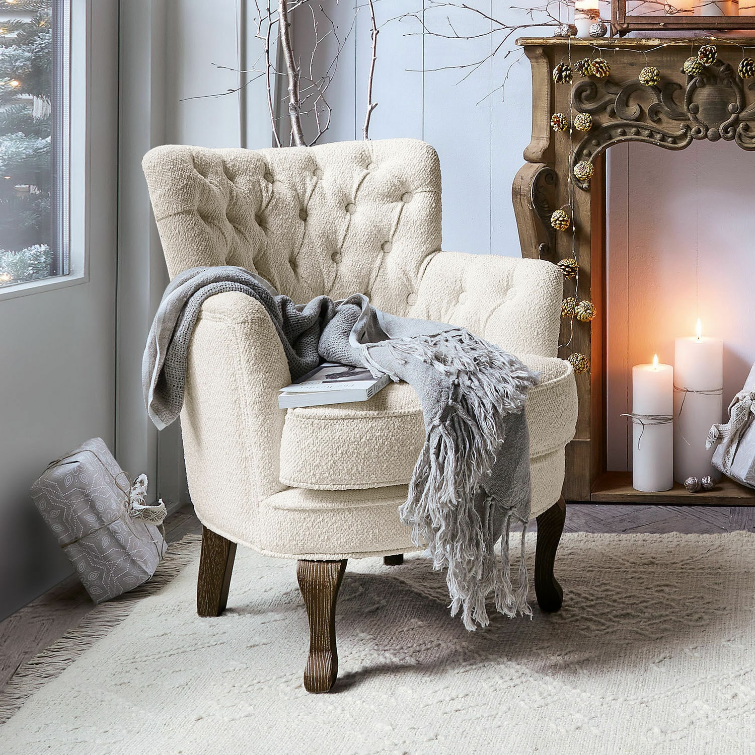 Sessel Calgary creme