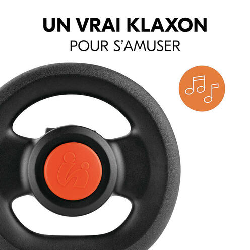 Volant pour poussette Noir - HAUCK