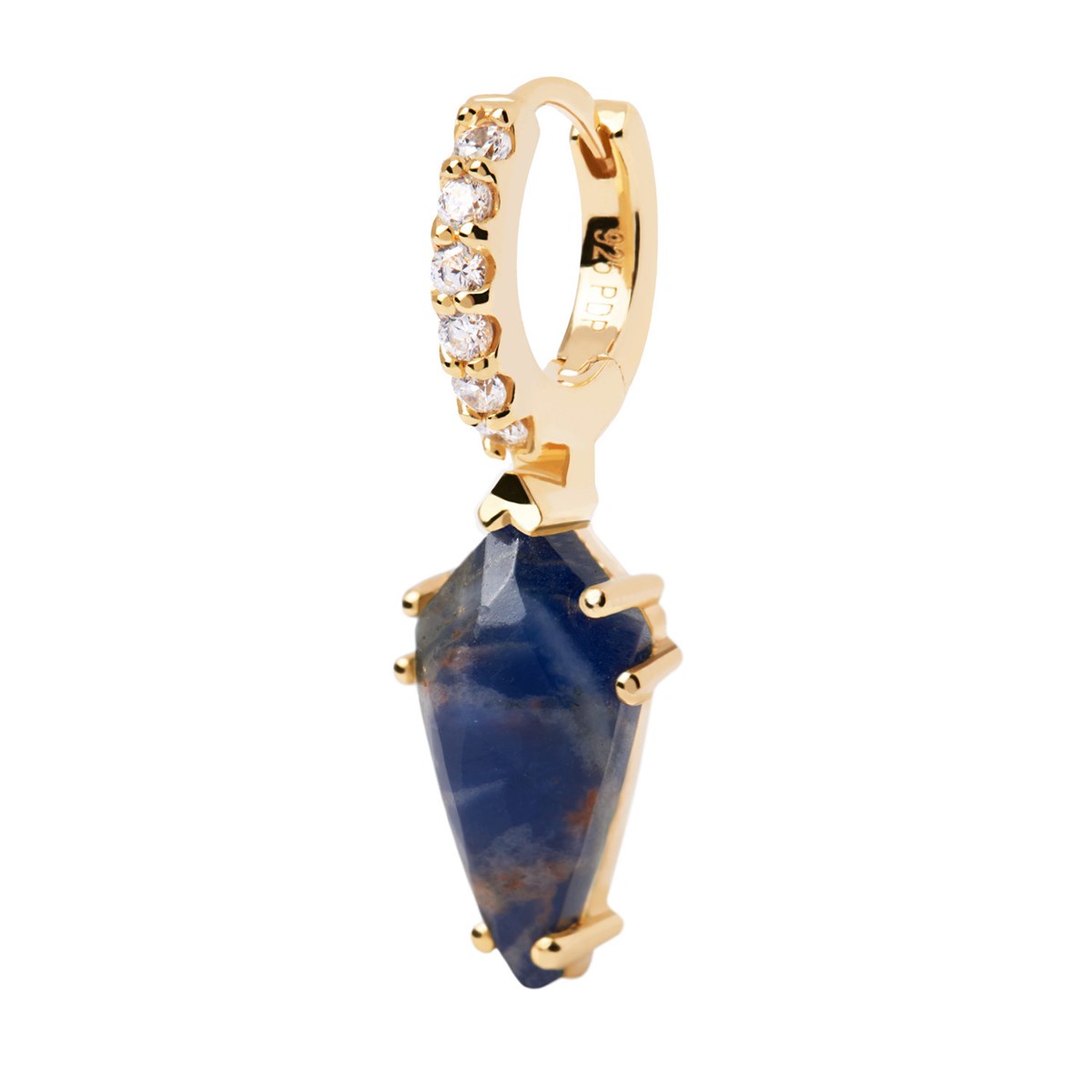 Boucle d'oreille individuelle PdPaola Naoki Sodalite