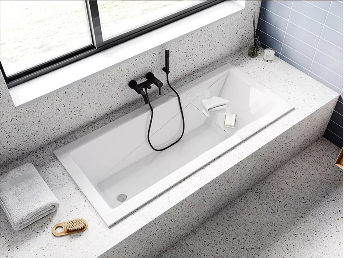 Baignoire MODERN Ultra-Slim 140-150-160-170-180 cm - Dimensions: 160cm