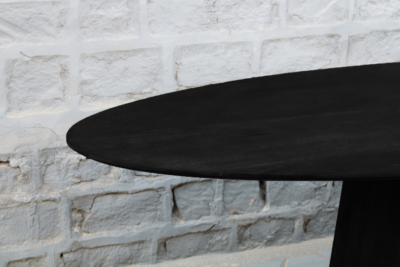 Eetkamertafel Oslo ovaal Zwart 240cm