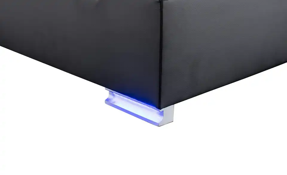 Boxspringbett Las Vegas II Schwarz 180 cm