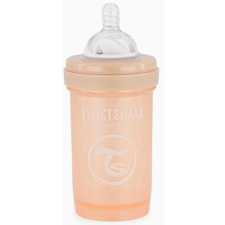 Twistshake Babyflasche Anti-Kolik ab 0 Monate 180 ml, Champagne