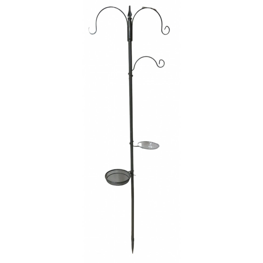 Mangeoire station sur pied hauteur total 189 cm pour oiseaux