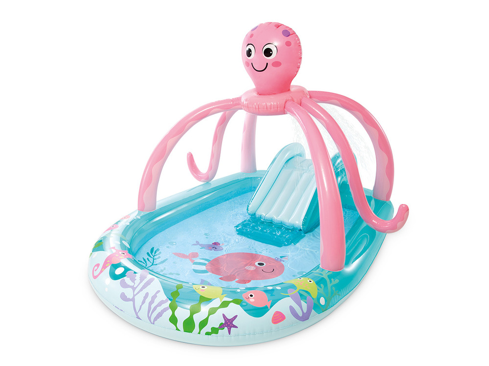 Aire de jeux gonflable pieuvre
