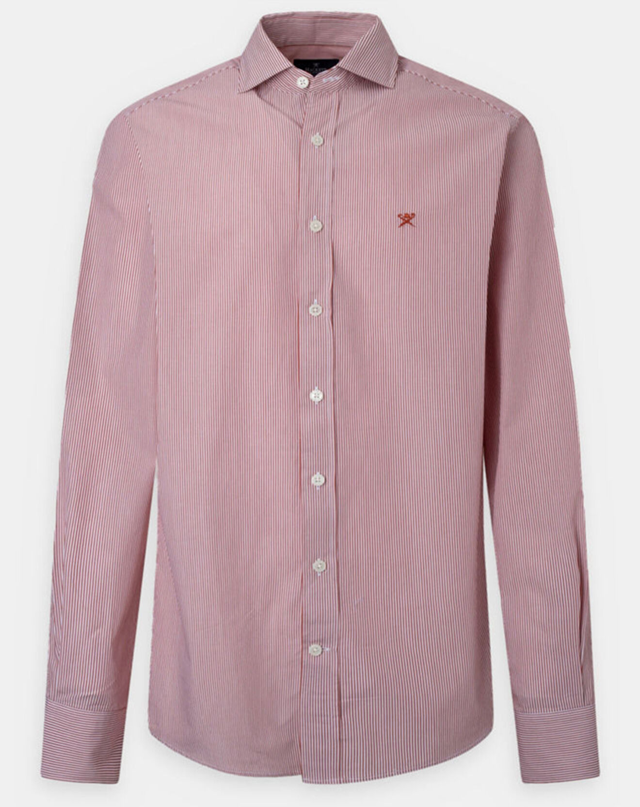Hackett London Chemise Slim Fit Pop Milleraies rouge/blanc
