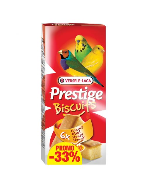 Versele-Laga Prestige Biscuit Promo - Vogelsnack - Honing à 6 stuks