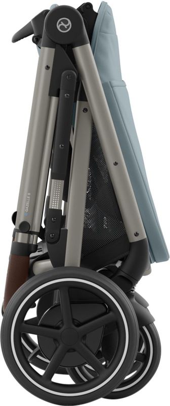 Cybex - e-Gazelle S - Kinderwagen - Stormy Blue - Taupe Frame