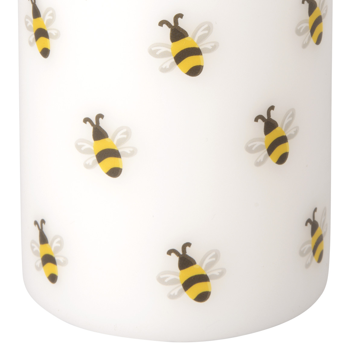 My Home Kerzen mit Bienen-Motiven weiss
